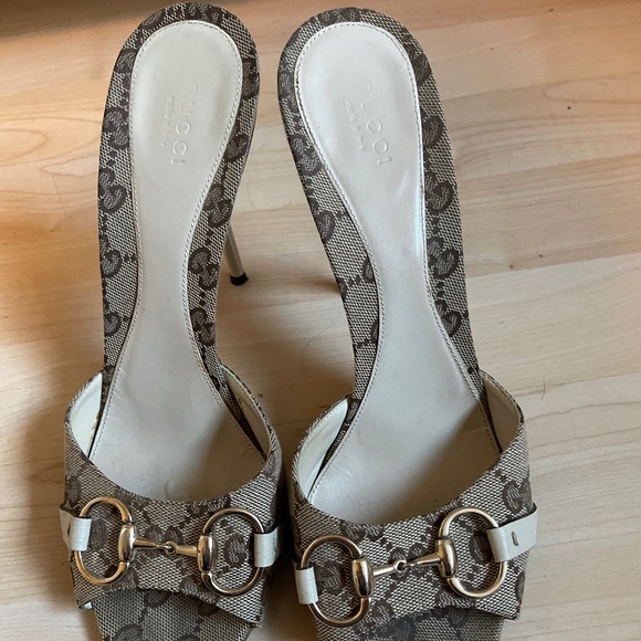 Gucci Beige and e obony Original canvas - Picture 1 of 7